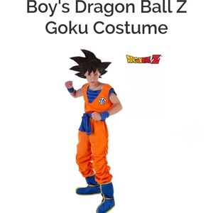 Dragon Ball Z Goku Kids Costume - Bold Orange and Blue